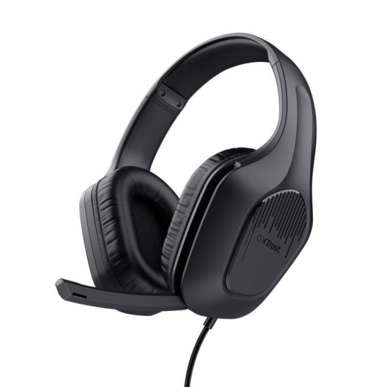 Auriculares gaming con micrófono trust gaming gxt 415 zirox/ jack 3.5/ negros