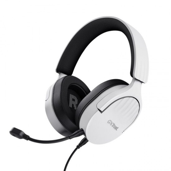 Auriculares gaming con micrófono trust gaming gxt 489 fayzo/ jack 3.5/ blancos