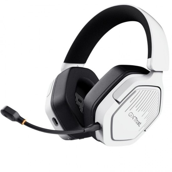 Auriculares gaming inalámbricos con micrófono trust gaming gxt 493ps carus ps5/ jack 3.5/ bluetooth/ blancos