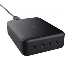 Cargador de Portátiles GaN Trust Maxo/ 4xUSB Tipo-C/ 240W