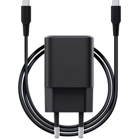 Cargador de pared gan trust maxo 65w ultrareducido/ 1xusb tipo-c/ incluye cable usb tipo-c/ 65w