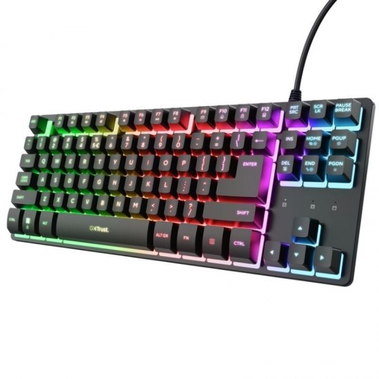 Teclado gaming mecánico trust gaming gxt 833 thado tkl 25888 Teclado gaming mecánico trust gaming gxt 833 thado tkl 25888