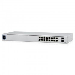 Switch Gestionable Ubiquiti USW-16-POE 16 Puertos/ RJ-45 Gigabit 10/100/1000/ SFP/ PoE+ Switch Gestionable Ubiquiti USW-16-POE 16 Puertos/ RJ-45 Gigabit 10/100/1000/ SFP/ PoE+