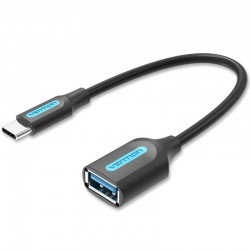 Adaptador USB 3.1 Tipo-C Vention CCVBB/ USB Tipo-C Macho - USB Hembra