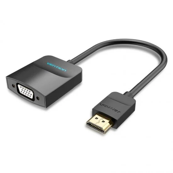Conversor vention 42161 hdmi macho - vga hembra - jack 3.5 hembra/ 15cm/ negro Conversor vention 42161 hdmi macho - vga hembra - jack 3.5 hembra/ 15cm/ negro