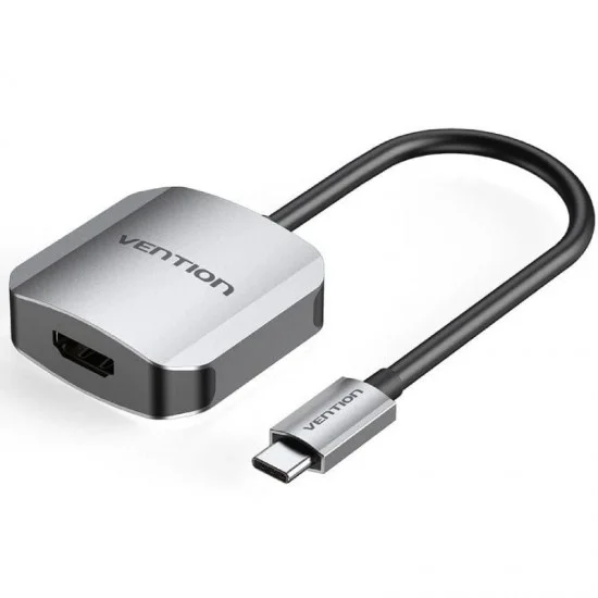 Conversor vention tdehb/ usb tipo-c macho - hdmi hembra/ 15cm/ plata Conversor vention tdehb/ usb tipo-c macho - hdmi hembra/ 15cm/ plata