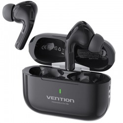 Auriculares Bluetooth Vention Echo Lite E11 con estuche de carga/ Autonomía 6h/ Negros