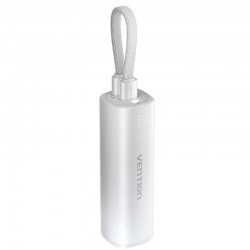 Powerbank 5000mAh Vention FHWM0/ 20W/ Gris/ Incluye Cable USB Tipo-C y Lightning