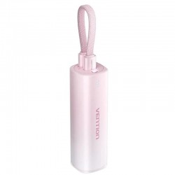 Powerbank 5000mAh Vention FHWR0/ 20W/ Rosa