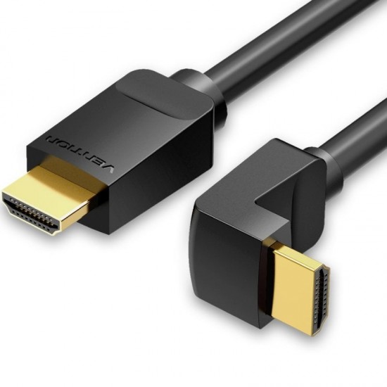 Cable hdmi 2.0 4k acodado vention aarbf/ hdmi macho - hdmi macho/ 1m/ negro Cable hdmi 2.0 4k acodado vention aarbf/ hdmi macho - hdmi macho/ 1m/ negro