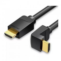 Cable HDMI 2.0 4K Acodado 90º Vention AARBG/ HDMI Macho - HDMI Macho/ 1.5m/ Negro Cable HDMI 2.0 4K Acodado 90º Vention AARBG/ HDMI Macho - HDMI Macho/ 1.5m/ Negro