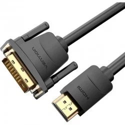 Cable Conversor Vention ABFBG/ DVI-D Macho - HDMI Macho/ 1.5m/ Negro Cable Conversor Vention ABFBG/ DVI-D Macho - HDMI Macho/ 1.5m/ Negro
