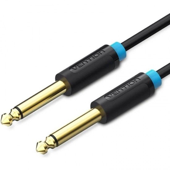 Cable mono vention baabj/ jack 6.5 macho - jack 6.5 macho/ 5m/ negro Cable mono vention baabj/ jack 6.5 macho - jack 6.5 macho/ 5m/ negro