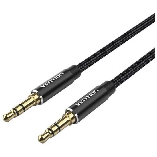 Cable estéreo vention bawbg/ jack 3.5 macho - jack 3.5 macho/ 1.5m/ negro Cable estéreo vention bawbg/ jack 3.5 macho - jack 3.5 macho/ 1.5m/ negro