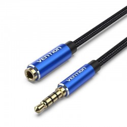 Cable Estéreo Vention BHCLJ/ Jack 3.5 Macho - Jack 3.5 Hembra/ 5m/ Azul Cable Estéreo Vention BHCLJ/ Jack 3.5 Macho - Jack 3.5 Hembra/ 5m/ Azul