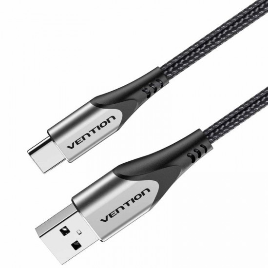 Cable usb 2.0 tipo-c vention codhh/ usb macho - usb tipo-c macho/ 480mbps/ 2m/ gris