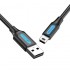 Cable USB 2.0 Vention COMBF/ USB Macho - MiniUSB Macho/ 480Mbps/ 1m/ Negro