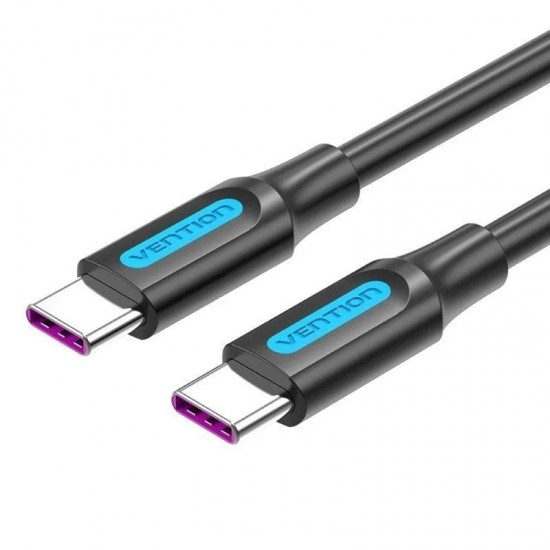 Cable usb 2.0 tipo-c vention cotbh usb tipo-c macho - usb tipo-c macho/ hasta 100w/ 480mbps/ 2m/ negro Cable usb 2.0 tipo-c vention cotbh usb tipo-c macho - usb tipo-c macho/ hasta 100w/ 480mbps/ 2m/ negro