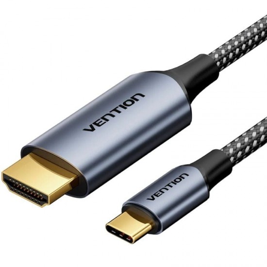 Cable conversor hdmi 2.0 4k vention crhhac/ usb tipo-c macho - hdmi macho/ 1.8m/ negro Cable conversor hdmi 2.0 4k vention crhhac/ usb tipo-c macho - hdmi macho/ 1.8m/ negro