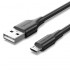 Cable USB 2.0 Vention CTIBD/ USB Macho - MicroUSB Macho/ 480Mbps/ 50cm/ Negro