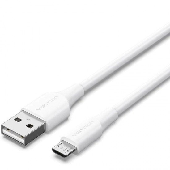 Cable usb 2.0 vention ctiwh/ usb macho - microusb macho/ 480mbps/ 2m/ blanco