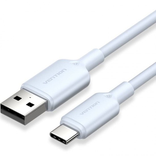Cable usb 2.0 tipo-c vention ctqlf/ usb tipo-c macho - usb macho/ hasta 60w/ 480mbps/ 1m/ azul