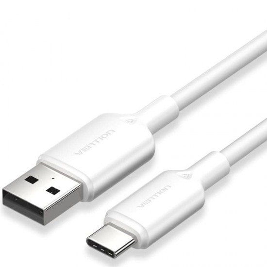 Cable usb 2.0 tipo-c vention ctqwf/ usb tipo-c macho - usb macho/ hasta 60w/ 480mbps/ 1m/ blanco Cable usb 2.0 tipo-c vention ctqwf/ usb tipo-c macho - usb macho/ hasta 60w/ 480mbps/ 1m/ blanco
