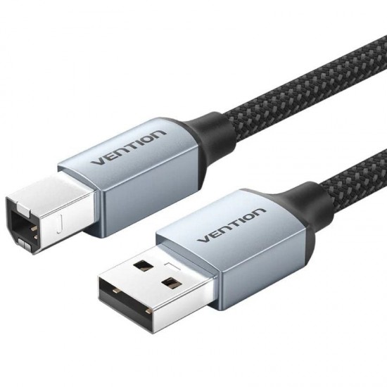 Cable usb 2.0 impresora vention ctthi/ usb tipo-b macho - usb macho/ 480mbps/ 3m/ gris