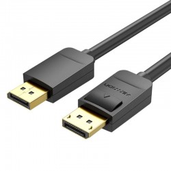 Cable DisplayPort 1.2 4K Vention HACBI/ DisplayPort Macho - DisplayPort Macho/ 3m/ Negro Cable DisplayPort 1.2 4K Vention HACBI/ DisplayPort Macho - DisplayPort Macho/ 3m/ Negro