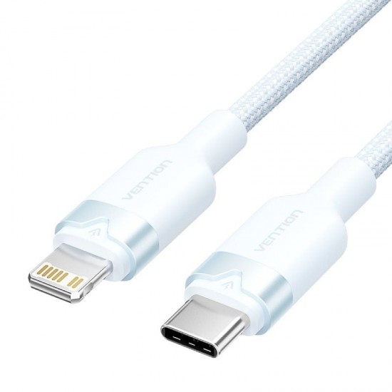Cable usb tipo-c lightning vention lalsh/ usb tipo-c macho - lightning macho/ 27w/ 480mbps/ 2m/ azul Cable usb tipo-c lightning vention lalsh/ usb tipo-c macho - lightning macho/ 27w/ 480mbps/ 2m/ azul