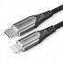 Cable USB 2.0 Tipo-C Lightning Vention TACHF/ USB Tipo-C Macho - Lightning Macho/ 480Mbps/ 1m/ Gris