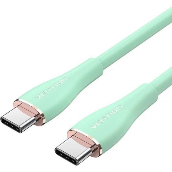 Cable usb 2.0 tipo-c vention tawgf/ usb tipo-c macho - usb tipo-c macho/ hasta 100w/ 480mbps/ 1m/ verde Cable usb 2.0 tipo-c vention tawgf/ usb tipo-c macho - usb tipo-c macho/ hasta 100w/ 480mbps/ 1m/ verde