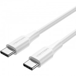 Cable USB 2.0 Tipo-C 3A Vention TRCWH/ USB Tipo-C Macho - USB Tipo-C Macho/ Hasta 60W/ 480Mbps/ 2m/ Blanco Cable USB 2.0 Tipo-C 3A Vention TRCWH/ USB Tipo-C Macho - USB Tipo-C Macho/ Hasta 60W/ 480Mbps/ 2m/ Blanco