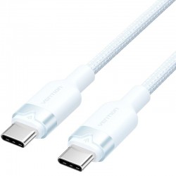 Cable USB 2.0 Tipo-C 3A Vention TRDSF/ USB Tipo-C Macho - USB Tipo-C Macho/ Hasta 60W/ 480Mbps/ 1m/ Azul Cable USB 2.0 Tipo-C 3A Vention TRDSF/ USB Tipo-C Macho - USB Tipo-C Macho/ Hasta 60W/ 480Mbps/ 1m/ Azul