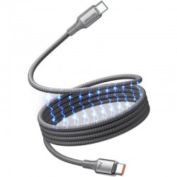 Cable Magnético USB 2.0 Tipo-C 5A Vention TSAJF/ USB Tipo-C Macho - USB Tipo-C Macho/ Hasta 240W/ 480Mbps/ 1m/ Titanio Cable Magnético USB 2.0 Tipo-C 5A Vention TSAJF/ USB Tipo-C Macho - USB Tipo-C Macho/ Hasta 240W/ 480Mbps/ 1m/ Titanio