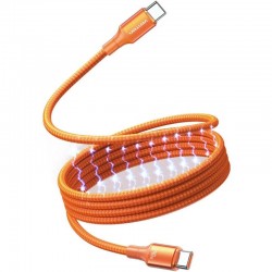 Cable Magnético USB 2.0 Tipo-C 5A Vention TSAOF/ USB Tipo-C Macho - USB Tipo-C Macho/ Hasta 240W/ 480Mbps/ 1m/ Naranja Cable Magnético USB 2.0 Tipo-C 5A Vention TSAOF/ USB Tipo-C Macho - USB Tipo-C Macho/ Hasta 240W/ 480Mbps/ 1m/ Naranja