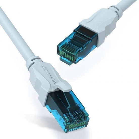 Cable de red rj45 utp vention vap-a10-s100 cat.5e/ 1m/ azul y negro