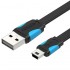 Cable USB 2.0 Vention VAS-A14-B150/ Mini USB Macho - USB Macho/ 480Mbps/ 1.5m/ Azul y Negro
