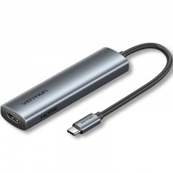 Docking USB Tipo-C Vention TGLHB/ 1xUSB Tipo-C/ 2xUSB/ 1xHDMI 4K/ 1xUSB Tipo-C PD/ Gris Docking USB Tipo-C Vention TGLHB/ 1xUSB Tipo-C/ 2xUSB/ 1xHDMI 4K/ 1xUSB Tipo-C PD/ Gris