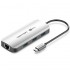 Docking USB Tipo-C Vention TQHHB/ 1xHDMI 4K/ 3xUSB/ 1xUSB Tipo-C PD/ 1xRJ45/ Gris