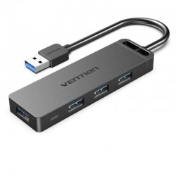 Hub USB 3.0 Vention CHLBF/ 4xUSB/ MicroUSB PD