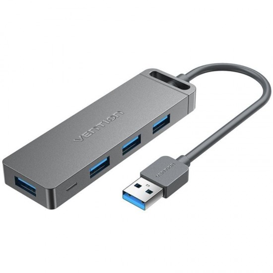 Hub usb 3.0 vention chlhb/ 4xusb/ 1xmicrousb pd/ gris Hub usb 3.0 vention chlhb/ 4xusb/ 1xmicrousb pd/ gris