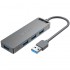 Hub USB 3.0 Vention CHLHB/ 4xUSB/ 1xMicroUSB PD/ Gris