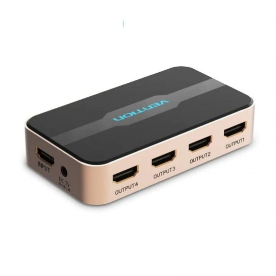 Duplicador hdmi vention accg0-eu/ 4x hdmi hembra - hdmi macho Duplicador hdmi vention accg0-eu/ 4x hdmi hembra - hdmi macho