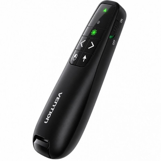 Presentador inalámbrico vention kqpb0-gl/ 2.4ghz/ negro Presentador inalámbrico vention kqpb0-gl/ 2.4ghz/ negro