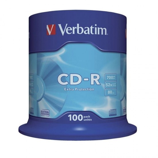 Cd-r verbatim datalife 52x/ tarrina-100uds