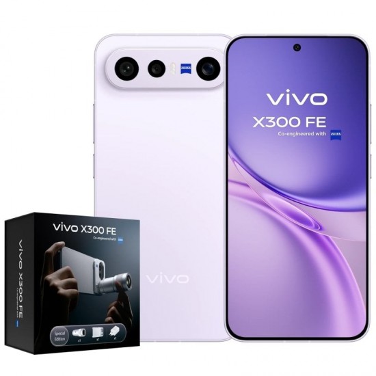 Smartphone vivo x300 fe 12gb/ 512gb/ 6.31'/ 5g/ púrpura/ incluye extensor teleobjetivo Smartphone vivo x300 fe 12gb/ 512gb/ 6.31'/ 5g/ púrpura/ incluye extensor teleobjetivo