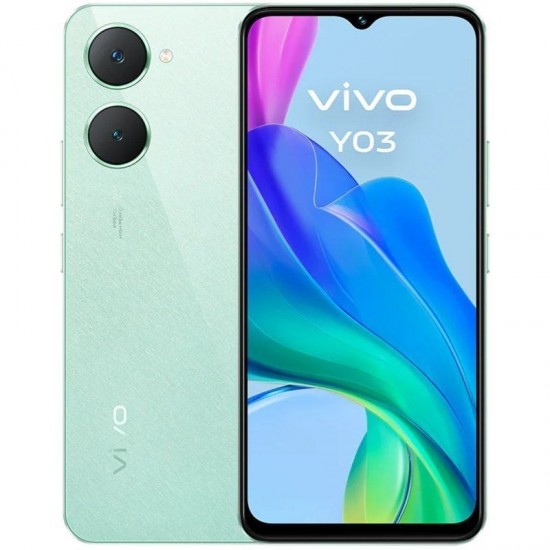 Smartphone vivo y03 4gb/ 128gb/ 6.56'/ verde gema Smartphone vivo y03 4gb/ 128gb/ 6.56'/ verde gema