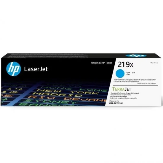 Tóner original hp nº219x xl alta capacidad/ cian Tóner original hp nº219x xl alta capacidad/ cian