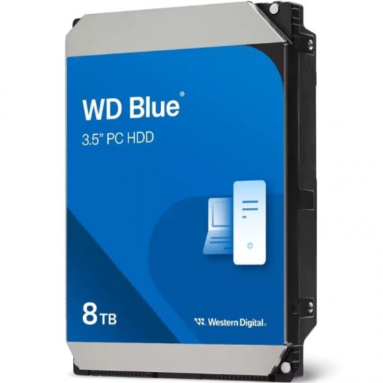 Disco duro western digital wd blue pc desktop hard drive 8tb/ 3.5'/ sata iii/ 256mb